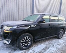 Решетка с жабрами Nissan Patrol Y62 в стиле 2024 года