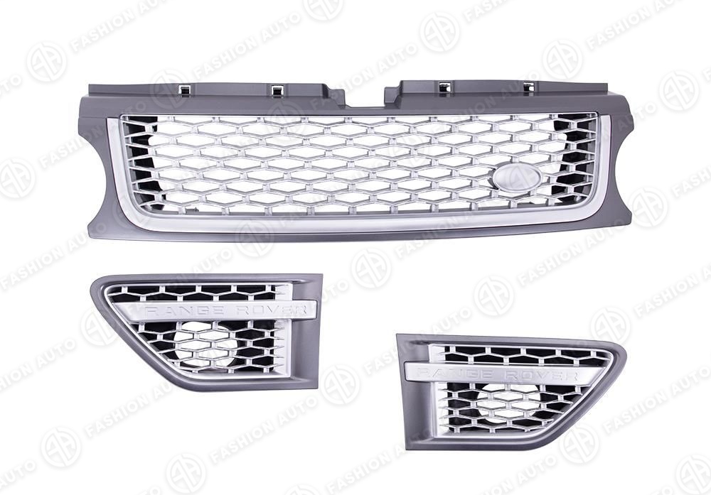 Решетка с жабрами Autobiography Range Rover Sport 1 L320 вариант № 1