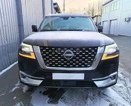 Решетка с жабрами Nissan Patrol Y62 в стиле 2024 года