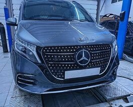 Передний бампер рестайлинг 2024 Mercedes V-Class