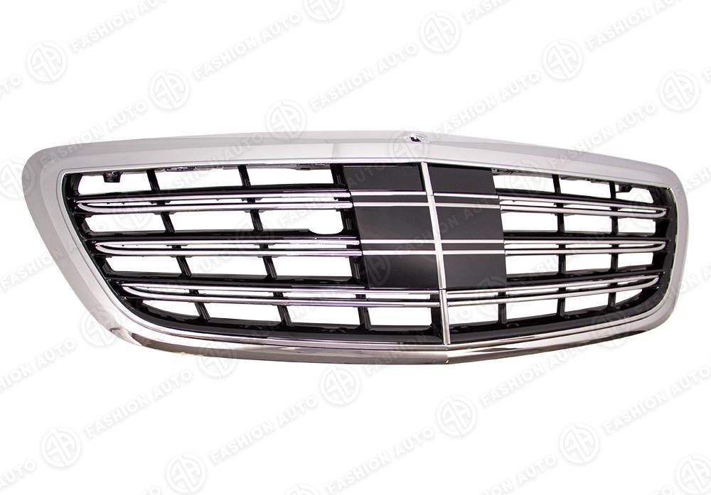 Решетка радиатора 63 AMG Mercedes S-Class W222 рестайлинг хром
