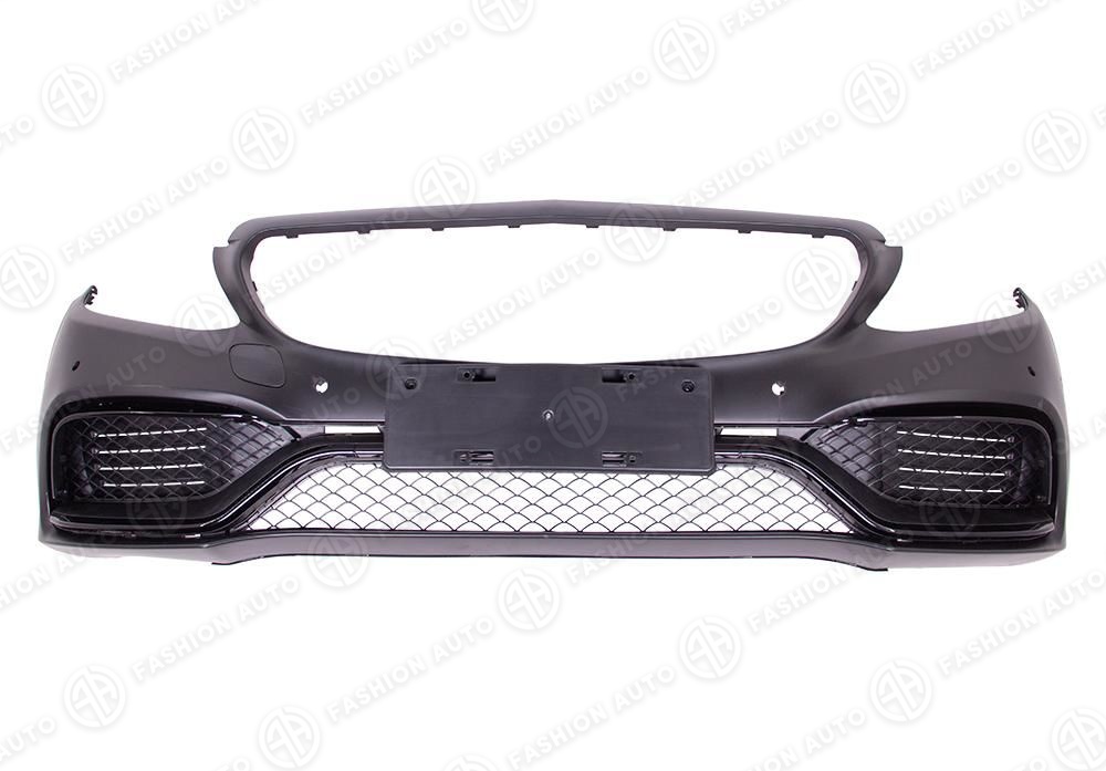 Передний бампер 63 AMG Mercedes C-Class W205 без решетки