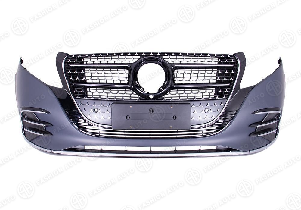Передний бампер рестайлинг 2024 Mercedes V-Class