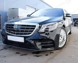 Обвес AMG пакет Mercedes S-Class W222 рестайлинг с решеткой и порогами