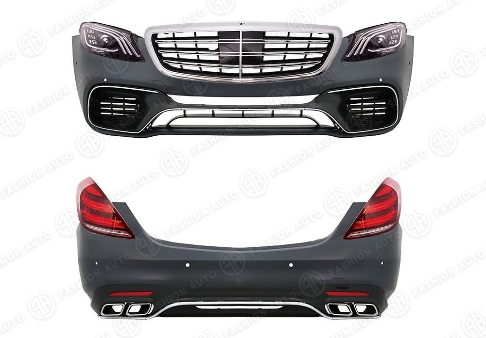 Комплект рестайлинга 63 AMG Mercedes S-Class W222 с решеткой