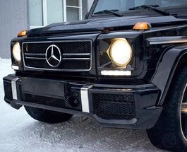 Решетка радиатора 63 AMG Mercedes G-Class W463 хром