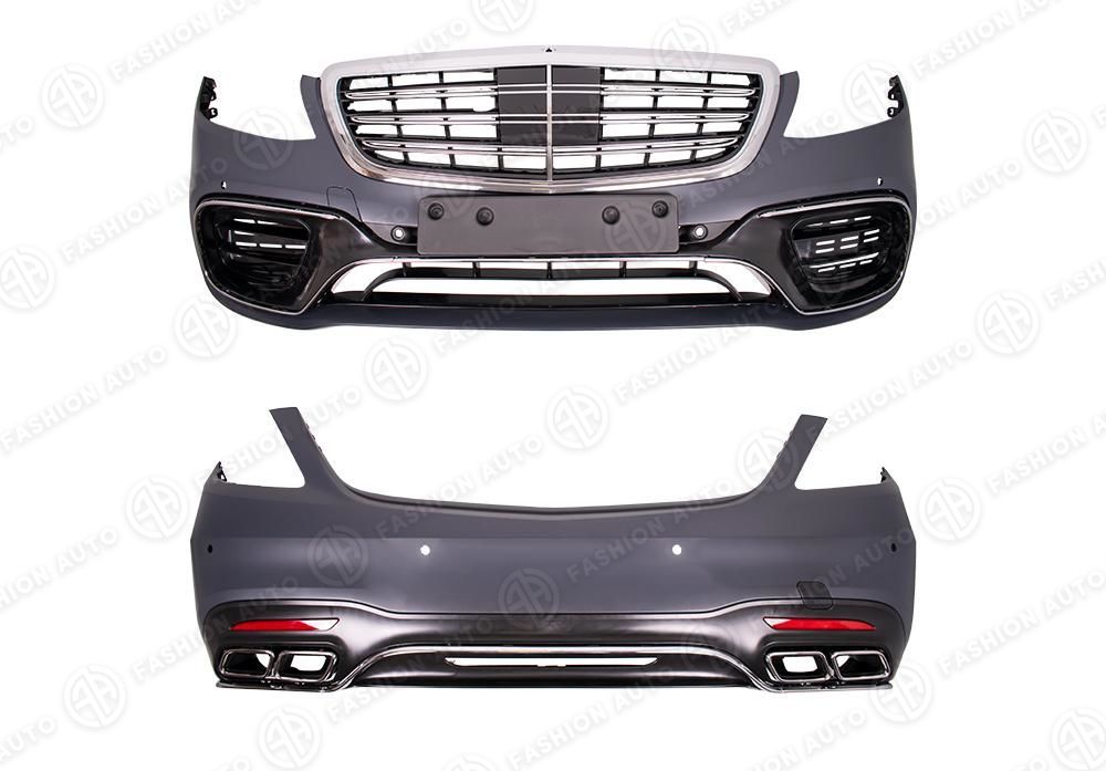 Обвес 63 AMG Mercedes S-Class W222 рестайлинг с решеткой радиатора