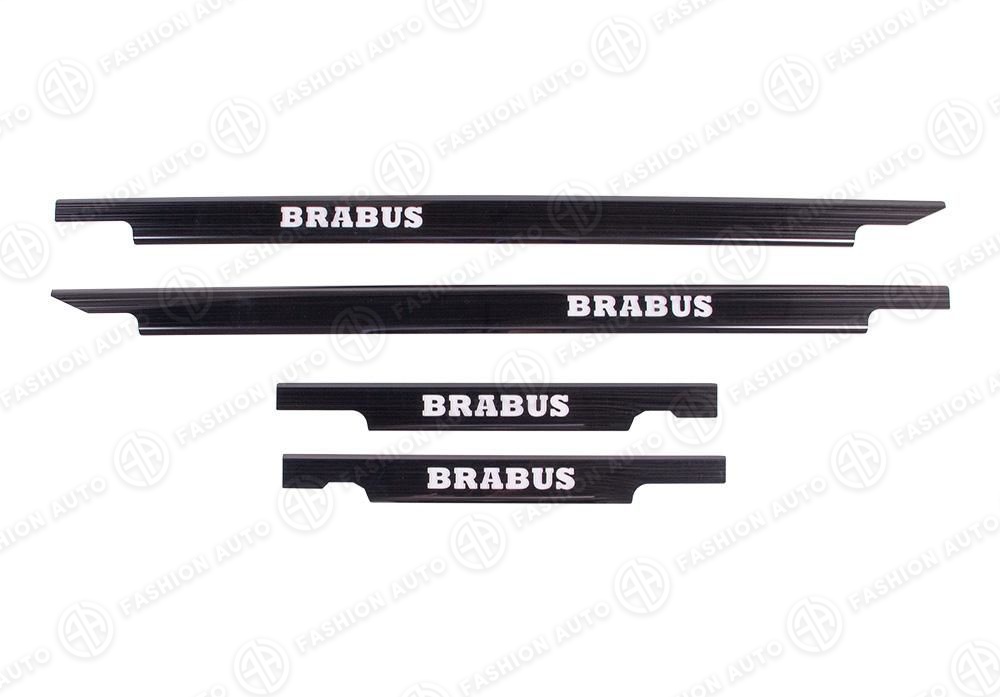 Накладки на пороги Br Mercedes G-Class W463 черные NEW