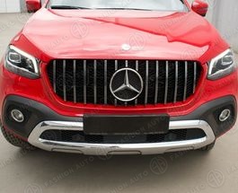 Решетка радиатора GT Mercedes X-Class хромированная