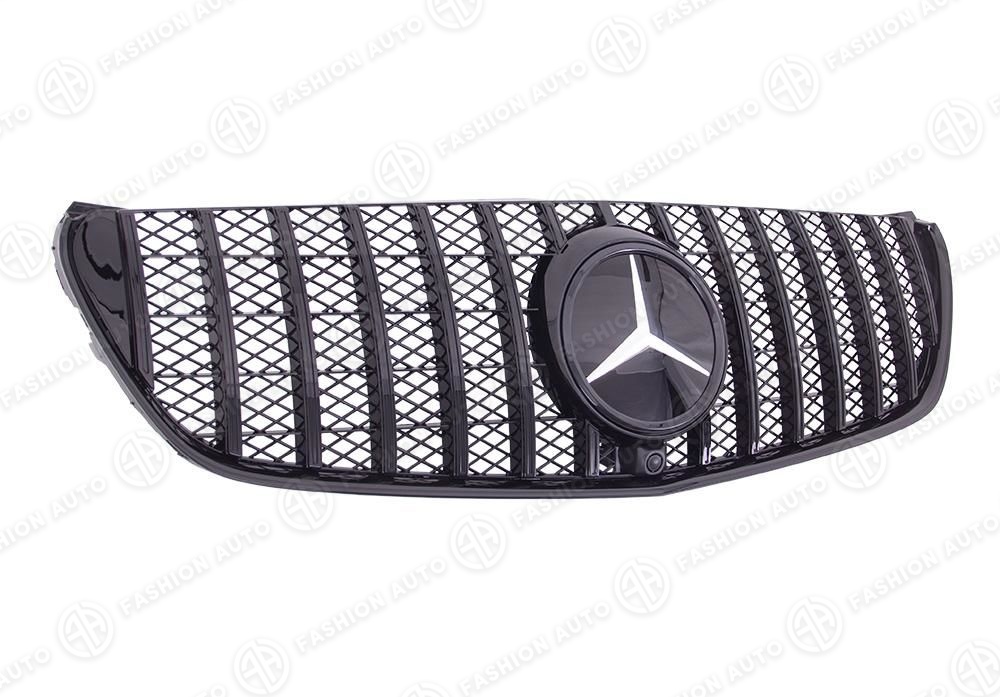 Решетка радиатора Panamericana Mercedes V-Class черная