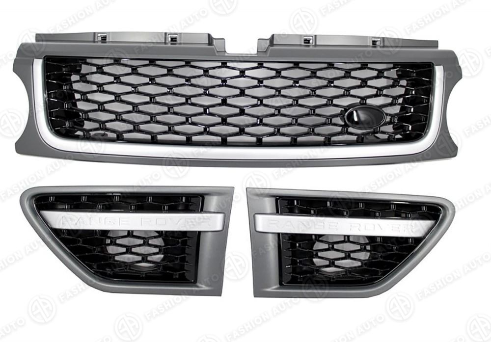 Решетка с жабрами Autobiography Range Rover Sport 1 L320 вариант № 2
